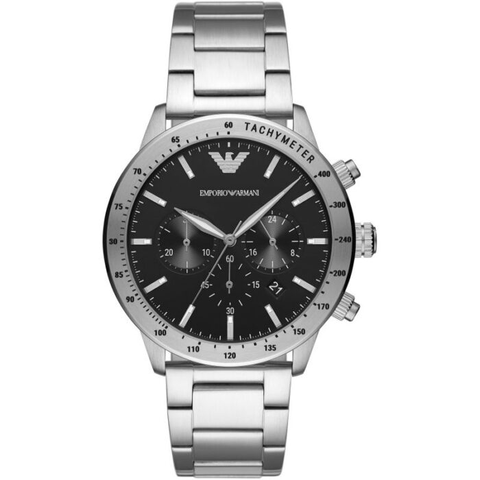 Emporio Armani Men's Black Chronograph Watch - AR5866 - Image 4